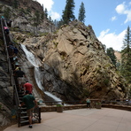 7 Falls, Colorado Springs, Base of stairs
